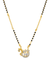 Swan charm mangalsutra