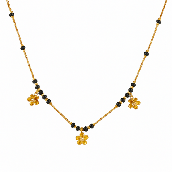 Flower mangalsutra