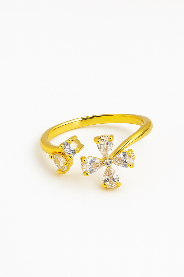 golden clover ring