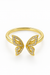 Butterfly luxe ring