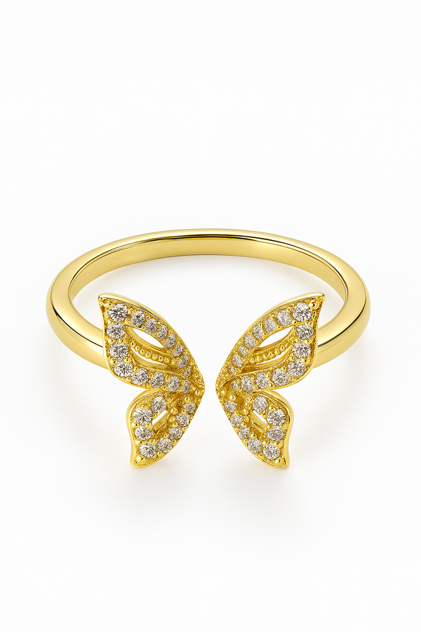 Butterfly luxe ring