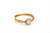 Golden embrace ring
