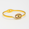 Evil eye glam bracelet