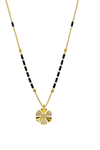 Golden flower mangalsutra