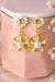 Royal pearl sunburst earrings